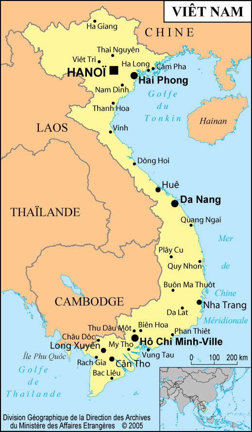 Carte Vietnam